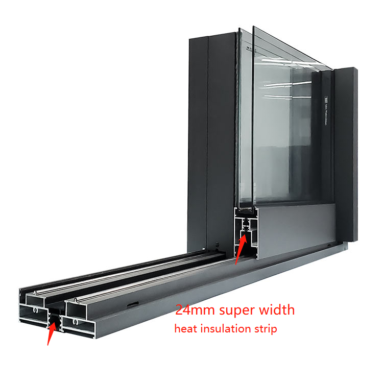 Black Rhino Windows 24mm super width heat insulation strip for superior energy efficiency